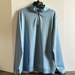 Peter Millar Perth Drink N' Duff Performance Quarter-Zip Lakeside XL Like New